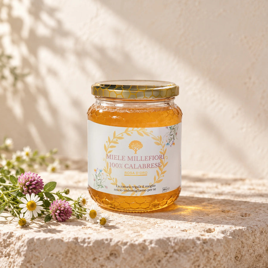 Rosa D’Oro wildflower honey, 500 g: jar