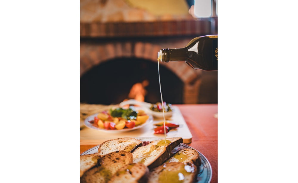 Olio e miele in cucina
