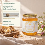 Miele millefiori Rosa D’Oro 500 g: vasetto con spargimiele incluso
