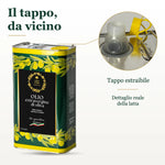 Tappo estraibile della latta Rosa D’Oro da 3 L