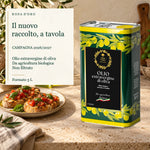 Olio EVO biologico Rosa D’Oro da 3 L, raccolto 2026/2027