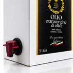 Bag in box Rosa D’Oro 5 L — dettaglio rubinetto laterale